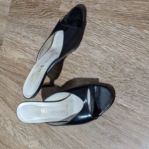 Black Prada heels size 39/8.5